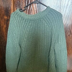 a new day Women's Green Crew Neck Sweater